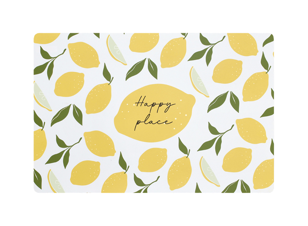 Platzmatte LEMONS, Kunststoff PP