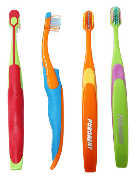 KinderZahnbürste 4-7 Jahre, Trendfarben