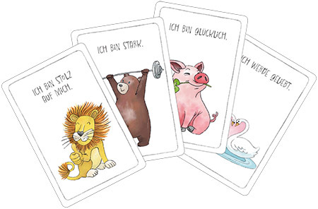 Affirmationskarten für Kinder 50er Packung