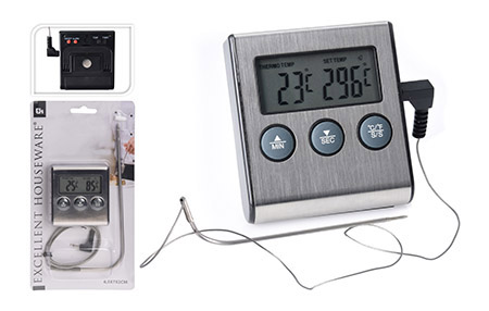 Fleischthermometer Digital für 0°C bis +250°C,