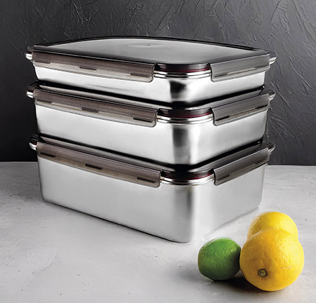 Vorratsdose 6,5L 32x21x10cm,Ecoinox Pro collection