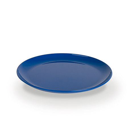 Dessertteller flach, 19cm, blau, Polypropylen