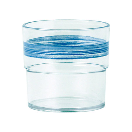 Trinkbecher, SAN, 0,23l, Bistro blau