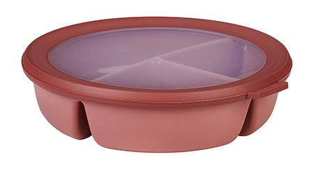 Mulitschale 3-geteilt, vivid mauve, Bento Bowl