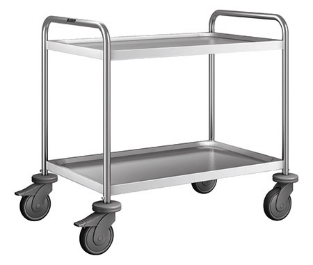 Servierwagen KIDS SW 8x5-2, Kunststoff-Rollen