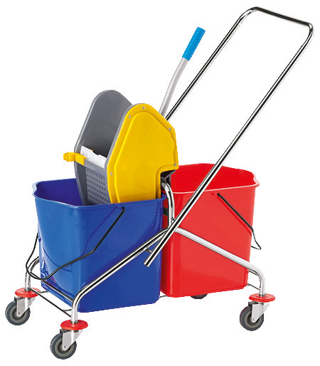 Doppelfahreimer mit Wischmopp-Presse