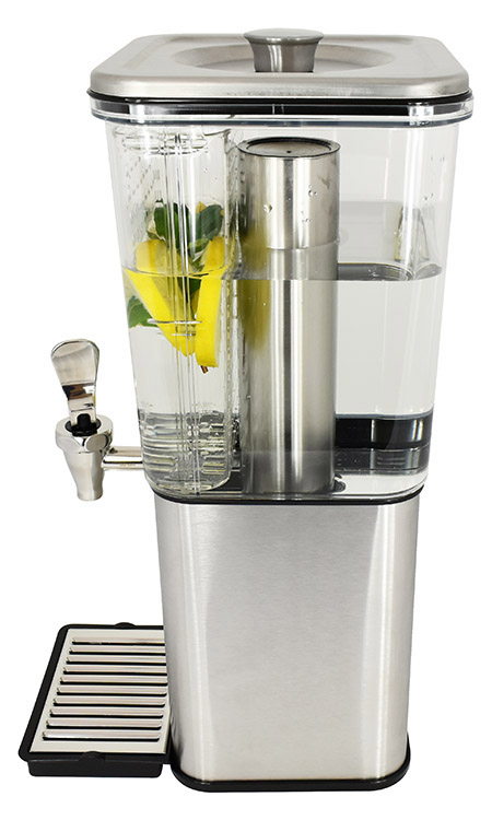 Getränkespender rechteckig 8,0L mit Hahn,