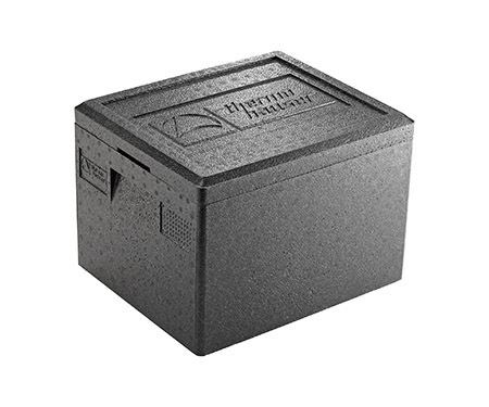 Thermobox für GN 1/2-200 inkl. Deckel, schwarz,