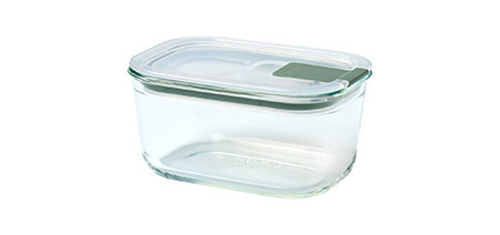 Frischhaltedose, 0,45L, EASYCLIP Glas, nordic sage