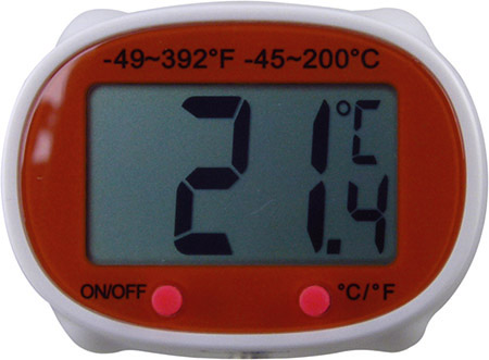 Einstech-Thermometer, digital, -45°C bis +200°C,