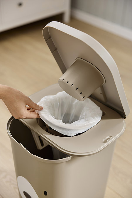 Müllbeutel KAYO 3er Pack, 20 Beutel/Rolle aus LDPE