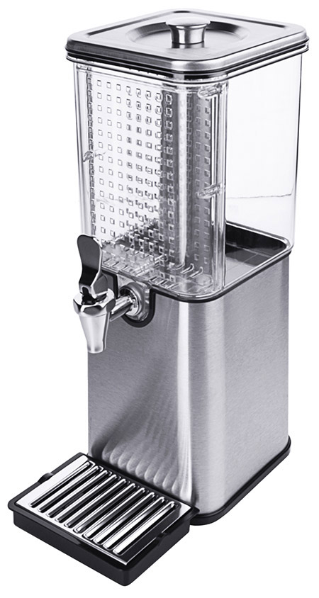 Getränkespender rechteckig 8,0L mit Hahn,