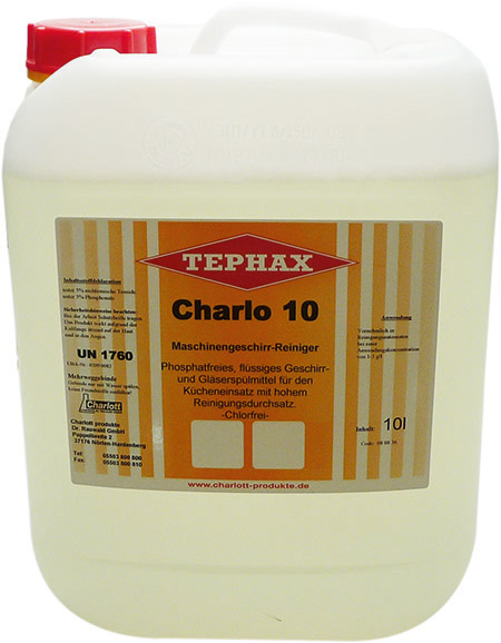 Geschirrspülmittel Charlo 10, Kanister 10Ltr.
