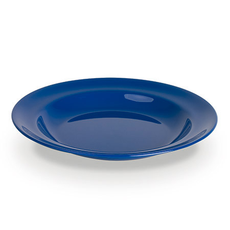 Teller tief, 24cm, blau, Polypropylen