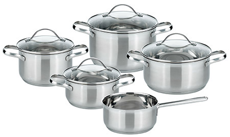 Topfset Horizon 5-teilig, Edelstahl 201