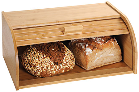 Brotkasten, Bambus mit Rollklappe
