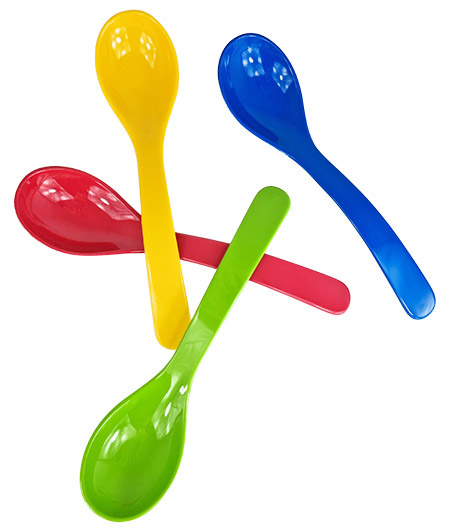 Salat-/Servierlöffel, apfelgrün, 23,5cm, SAN