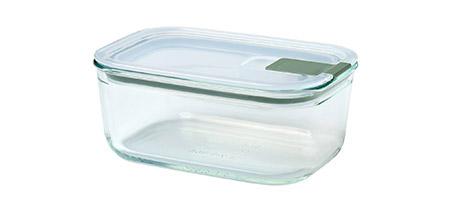 Frischhaltedose, 0,7 L, EASYCLIP Glas, nordic sage