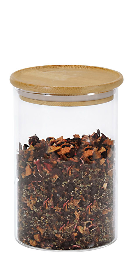 Aufbewahrungsglas, 0,9L, mit Bambusdeckel