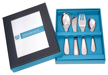 Kinderbesteck-Set 4-tlg. NEUTRAL, Edelstahl 18/10