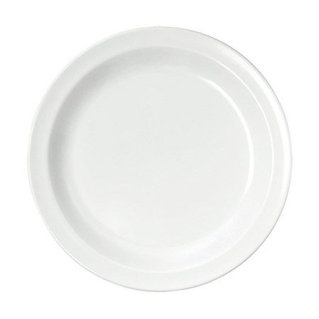 Dessertteller, 19,5cm, weiß, Melamin