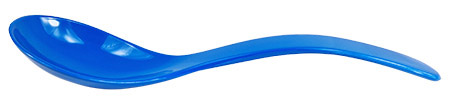 Salat-/Servierlöffel, blau, 23,5cm, SAN
