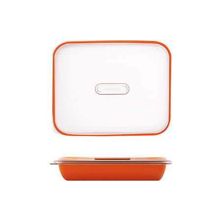 Frischhalte-/Servierbox orange 1,5L, PP, Microban