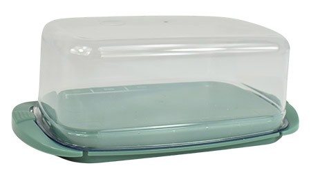 Butterdose, mistletoe grün, Kunststoff SAN