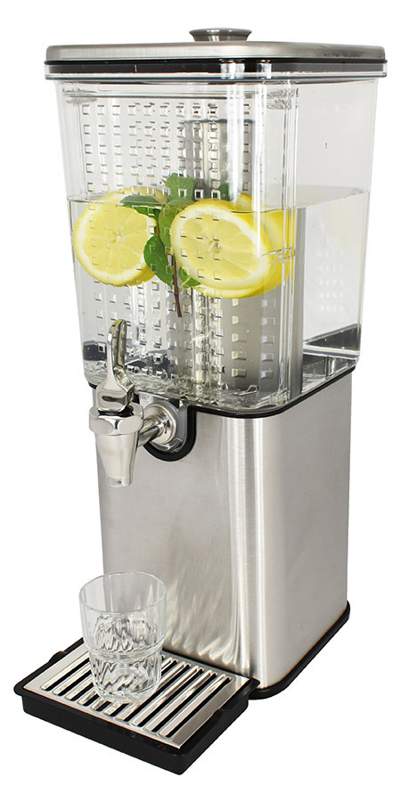 Getränkespender rechteckig 8,0L mit Hahn,