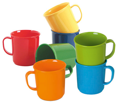 Henkelbecher, 0,2l, Ø 7cm, H 7,5cm