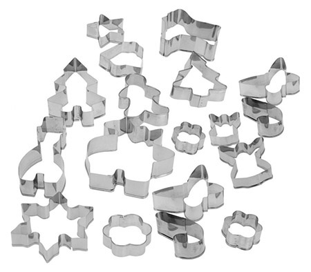 Ausstechformen, Set 15-teilig, gemischt