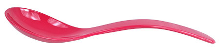 Salat-/Servierlöffel, cherry-rot, 23,5cm, SAN