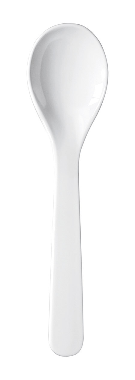 Salatlöffel, weiß, 23,5cm, SAN
