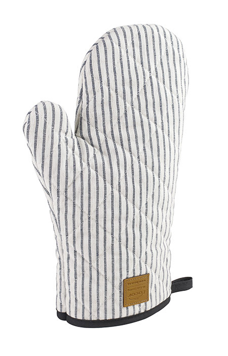 Backhandschuh grau gestreift, 30cm, einzeln