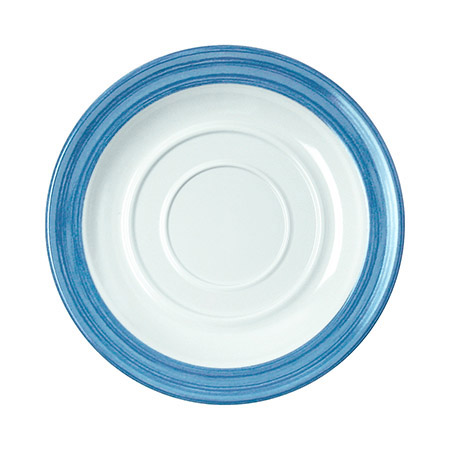 Untertasse, 14cm, Bistro blau, Melamin