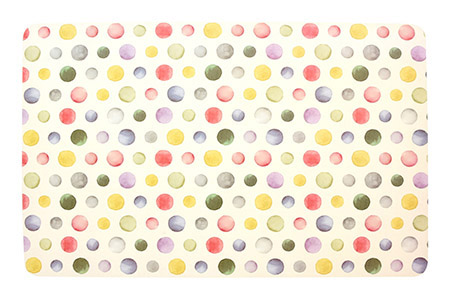 Platzmatte Motiv Punkte, Kunststoff