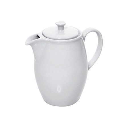Kaffeekanne, 0,6Ltr., Porzellan weiß