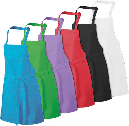 Kinderlatzschürze 40 x 60cm, grün