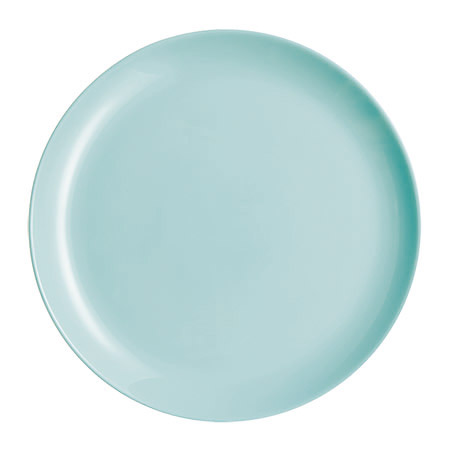 Teller flach light turquoise, 25cm, ohne Fahne