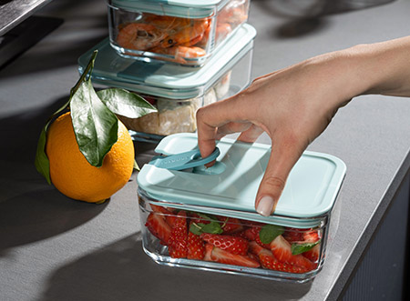 Glas-Frischhaltedose 1,1L Pull Box Glass
