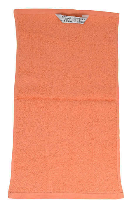 Gästetuch, lachs, 30x50cm, Frottee 420g/m²