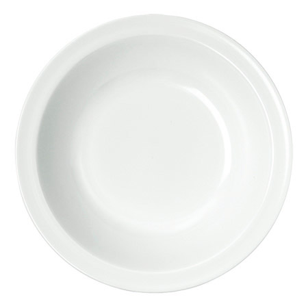 Teller tief, 20,5cm, weiß, Melamin
