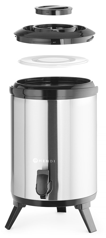 Getränkespender, 9L, isoliert, Edelstahl,