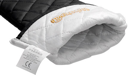 Topfhandschuhe, schwarz 60x23cm, 1 Paar
