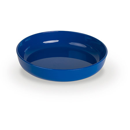 Dessertschale flach, blau, Ø 13cm, H 2,5cm