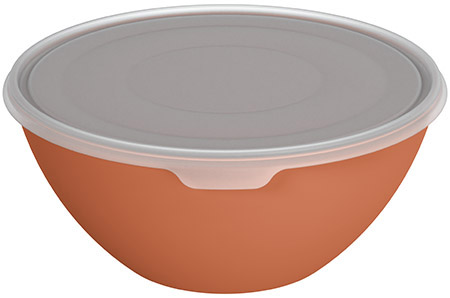 Salatschüssel mit Deckel 8L, Coral clay, Caruba