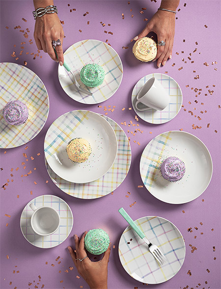 Dessertteller Ø19cm Sweet Color, Coupeform