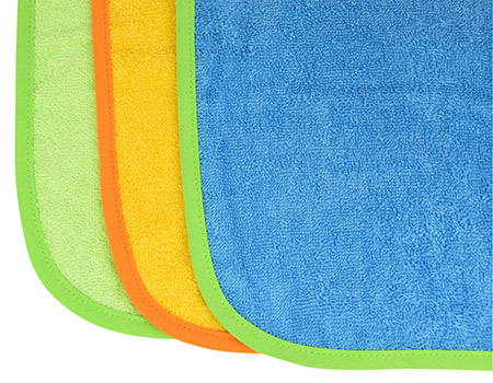 PROFI-Latz mit Druckknopf 30x45, blau, Frottee