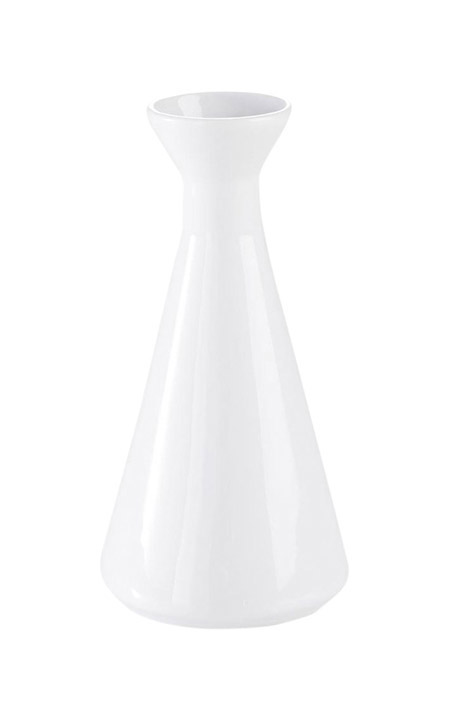 Blumenvase, 15cm, Ø 7,5cm, Porzellan, weiß