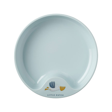 Esslernteller Ø 17,5cm, blassblau, H 3,5cm